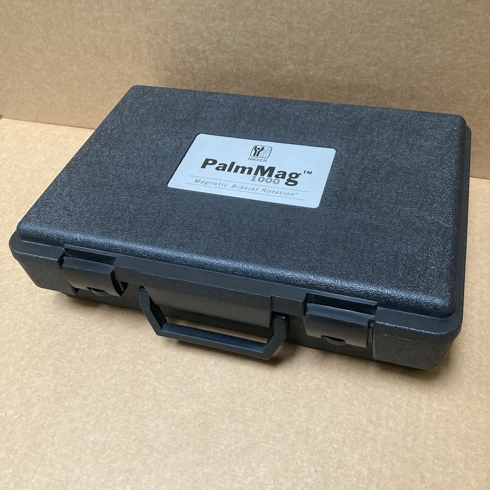 NIKKEN Magnetic Biaxial PalmMag 1000 Power Supply Adapter Hard Case Manual Works